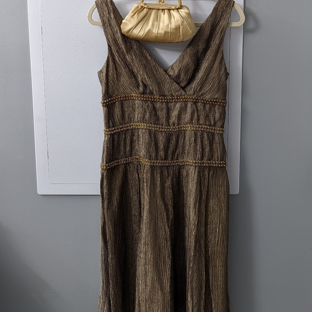 Talbot's Cocktail Dress and Clutch Size PM